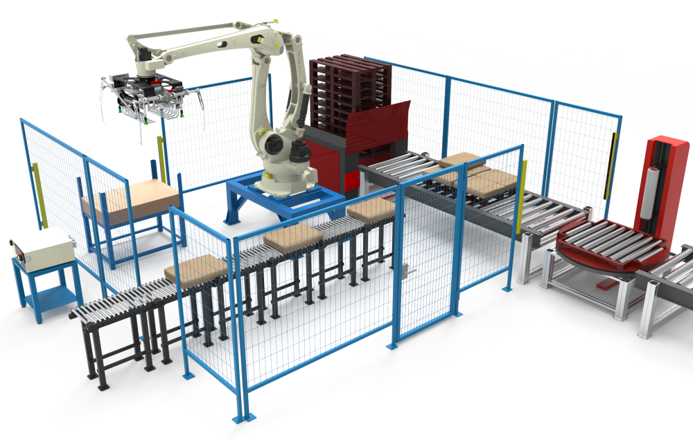 Роботизированный комплекс паллетирования PalletWizard PRO