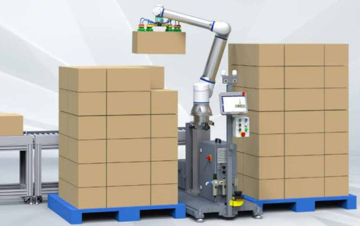 Модульная роботизированная станция паллетирования