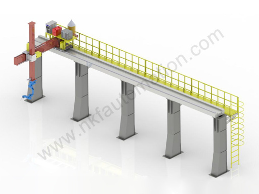 Линейная направляющая потолочная трехмерная