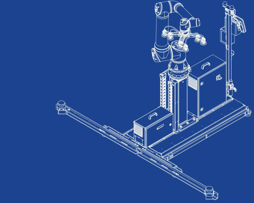 Модульная роботизированная станция паллетирования