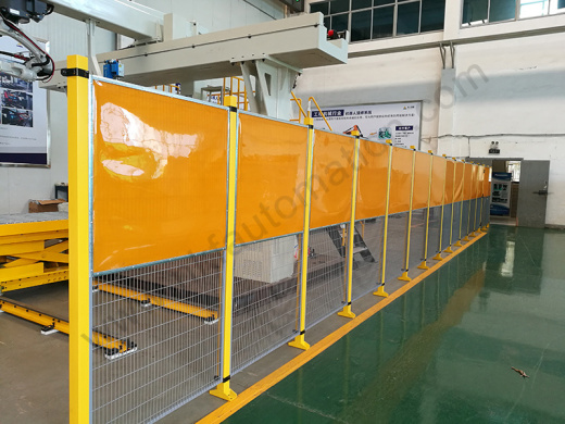 Защитное ограждение для сварочного робота