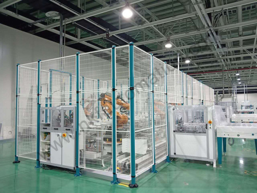 Защитное ограждение для автоматизированных производственных линий