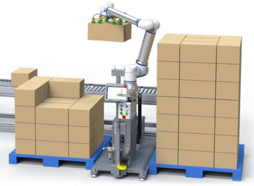 Модульная роботизированная станция паллетирования