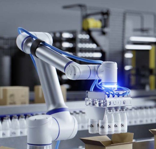 Решение на базе коботов для товаров массового спроса