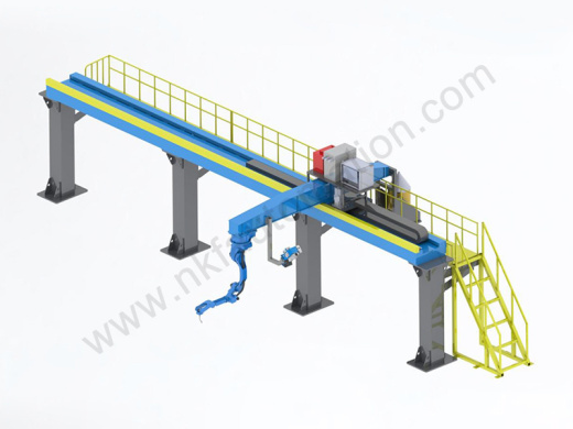 Линейный рельс потолочный одноосный