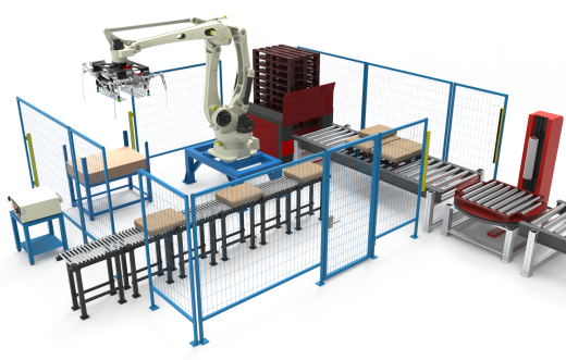 Роботизированный комплекс паллетирования PalletWizard PRO