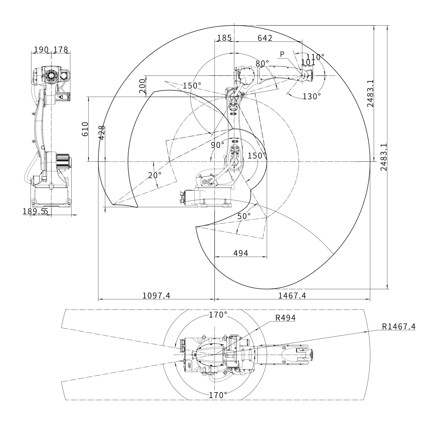 Сварочный робот CRP RH14-06-W