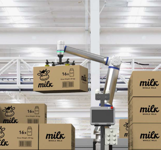 Решение на базе коботов для товаров массового спроса