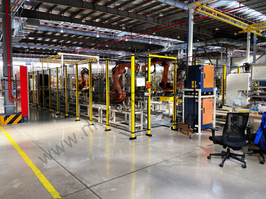 Защитные ограждения, применяемые на объектах с использованием роботов